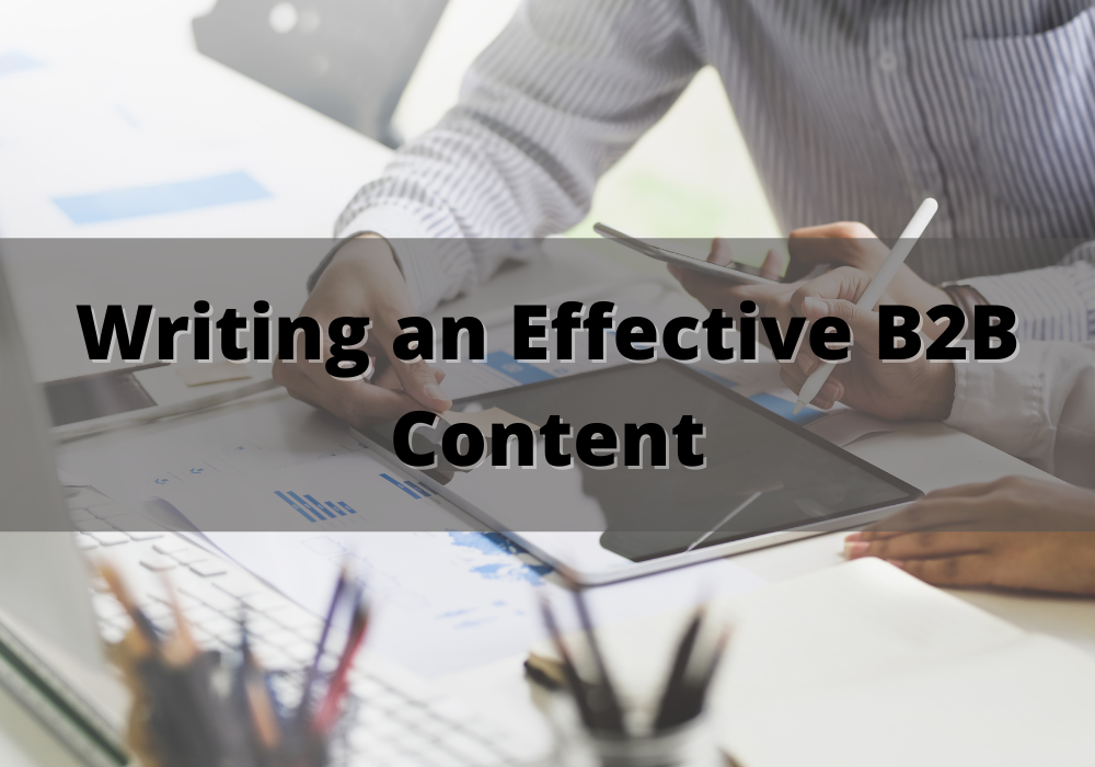 B2B content writing tips